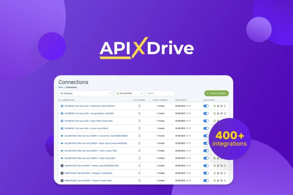 ApiX-Drive - Plus exclusiv